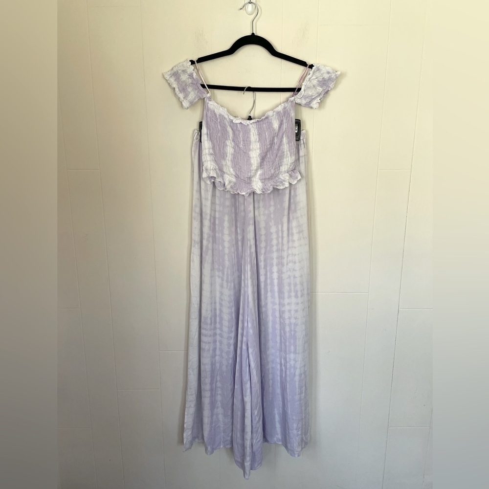 Kiwi Punch NEW 2 Piece Matching Set Purple Ice Tie Dyed NWT ~ Women’s Size M